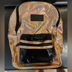 MARC JACOBS / LITTLE MARC JACOBS ROSEGOLD METALLIC BACKPACK